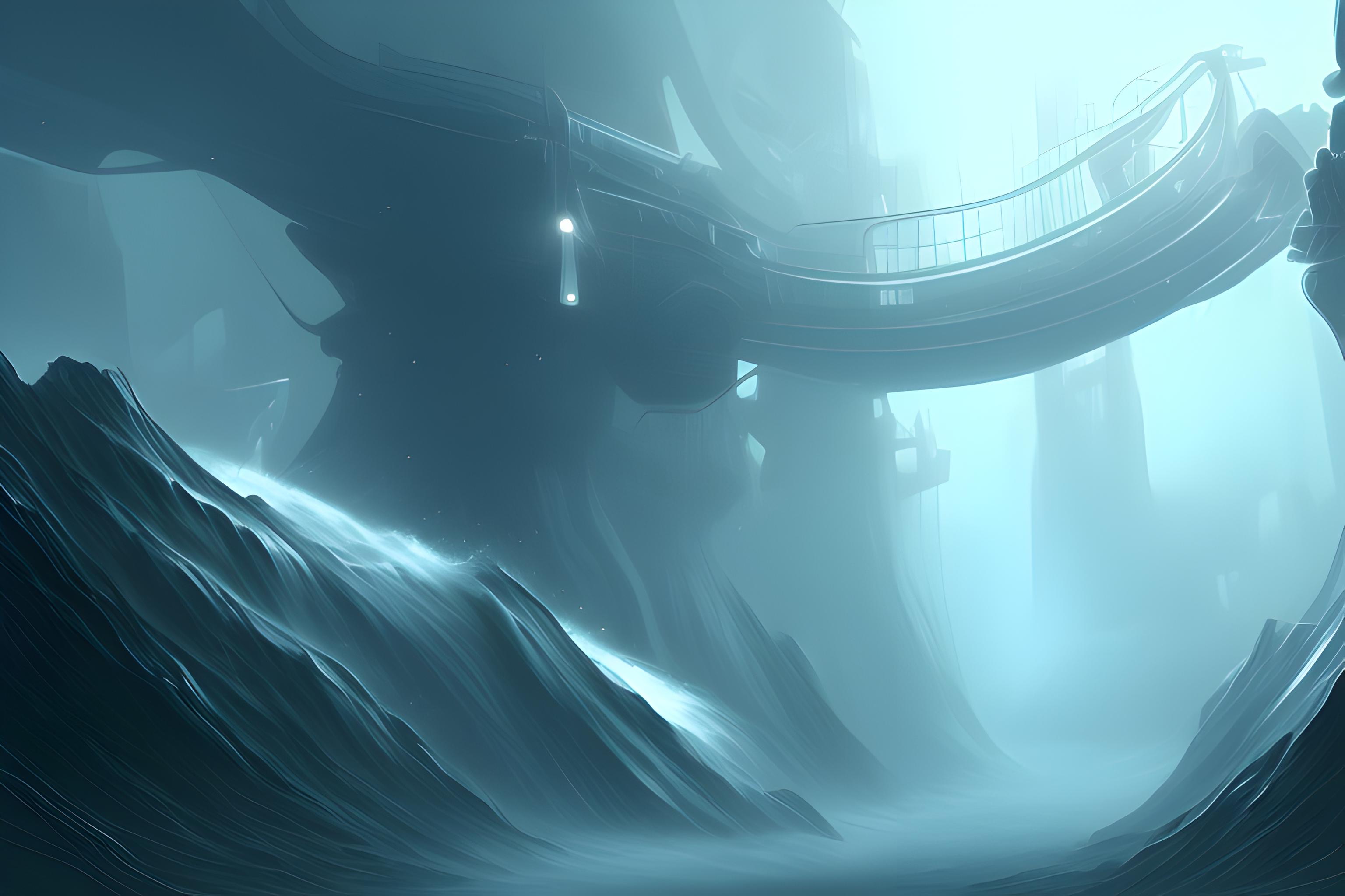 природа, горы, дорога, неоновые огни